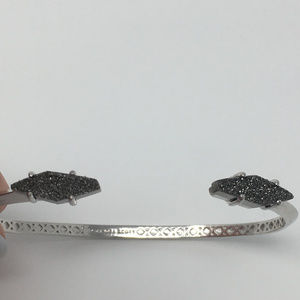 Kendra Scott Jewelry - Kendra Scott Bianca Cuff Bracelet Platinum Drusy Kendra Scott Jewelry - Kendra Scott Bianca Cuff Bracelet Platinum Drusy